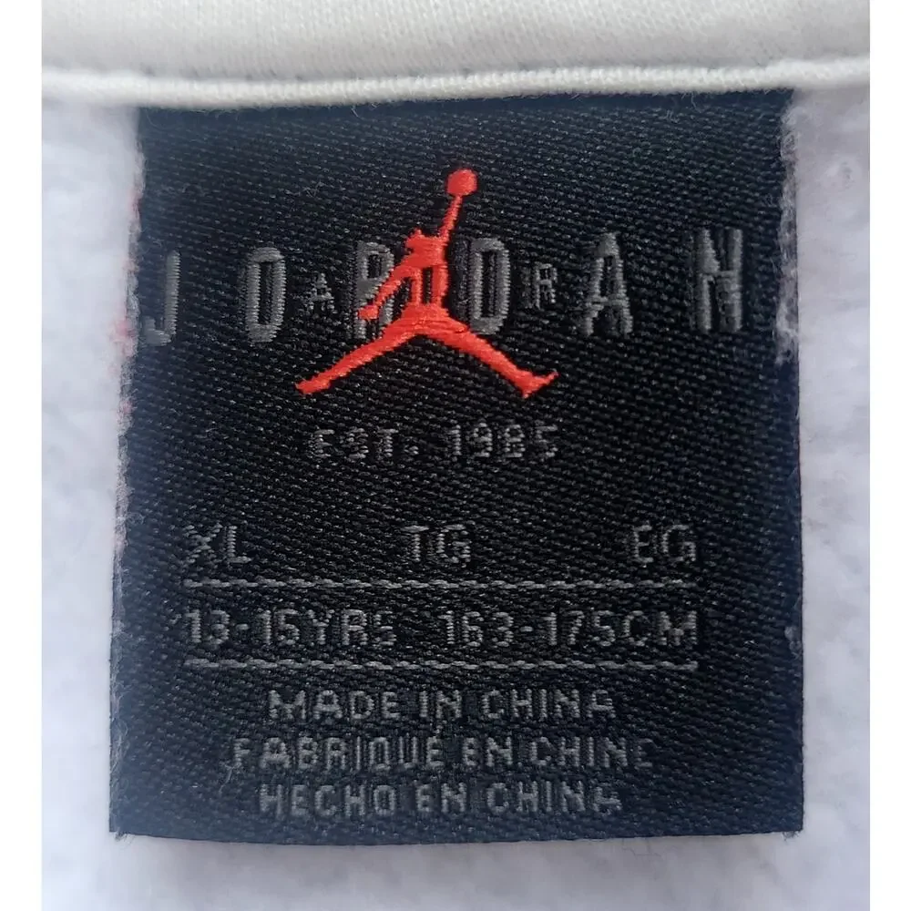 Nike Air Jordan MJ Brooklyn AOP Hoodie Youth XL Flight Graphic